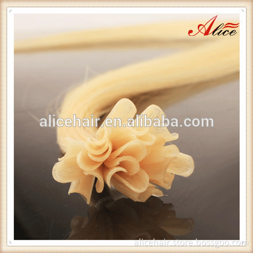 Cheap grade 5a double drawn kertain tip hair extensions 100% human hair